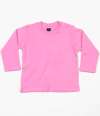 BZ11 Baby Long Sleeve Tee Bubble Gum Pink colour image
